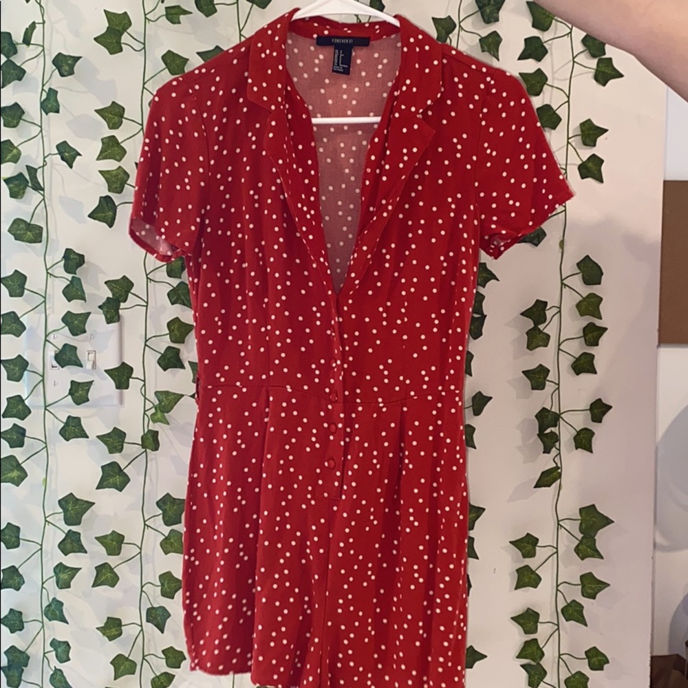 Polka Dot Romper! Only worn once, great condition!